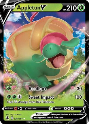 Appletun V - 26/264 [SWSH08: Fusion Strike] Holofoil