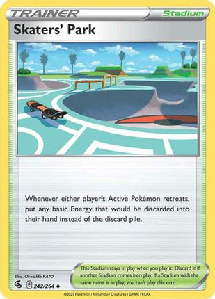 Skaters' Park - 242/264 [SWSH08: Fusion Strike] Reverse Holofoil