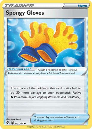 Spongy Gloves - 243/264 [SWSH08: Fusion Strike] Reverse Holofoil