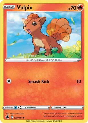 Vulpix (29) - 29/264 [SWSH08: Fusion Strike] Reverse Holofoil