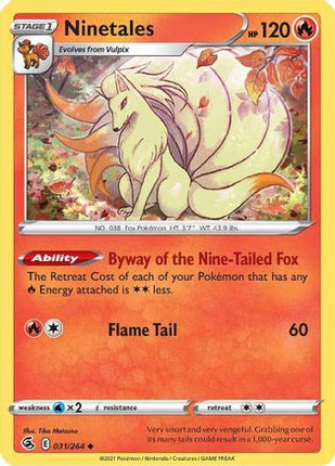 Ninetales (31) - 31/264 [SWSH08: Fusion Strike]