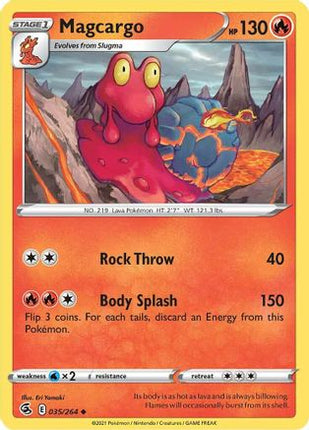 Magcargo - 35/264 [SWSH08: Fusion Strike] Reverse Holofoil