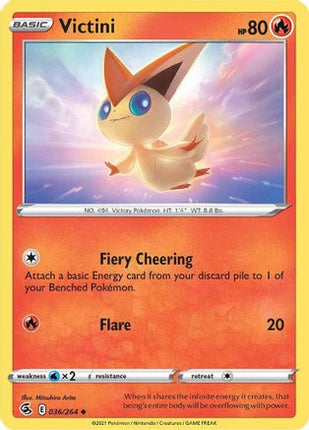 Victini - 36/264 [SWSH08: Fusion Strike] Reverse Holofoil