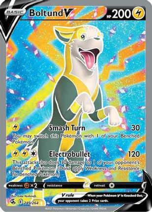 Boltund V (Full Art) - 249/264 [SWSH08: Fusion Strike] Holofoil
