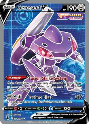 Genesect V (Full Art) - 254/264 [SWSH08: Fusion Strike] Holofoil