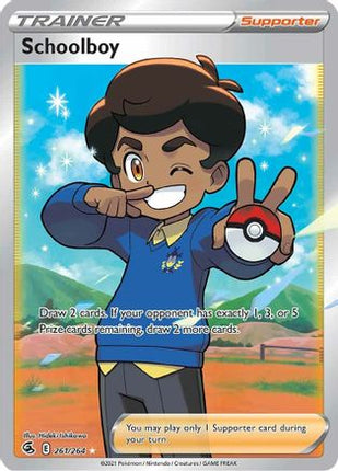 Schoolboy (Full Art) - 261/264 [SWSH08: Fusion Strike] Holofoil