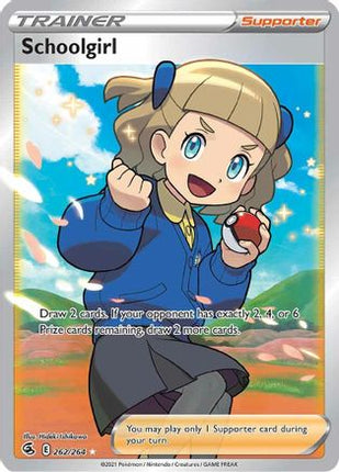 Schoolgirl (Full Art) - 262/264 [SWSH08: Fusion Strike] Holofoil