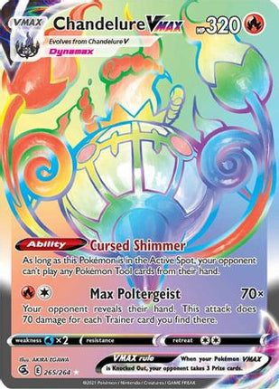 Chandelure VMAX (Secret) - 265/264 [SWSH08: Fusion Strike] Holofoil