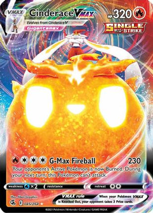 Cinderace VMAX - 45/264 [SWSH08: Fusion Strike] Holofoil