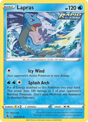 Lapras - 54/264 [SWSH08: Fusion Strike] Reverse Holofoil