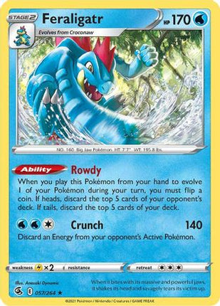 Feraligatr - 57/264 [SWSH08: Fusion Strike] Holofoil