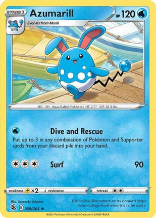 Azumarill - 59/264 [SWSH08: Fusion Strike]