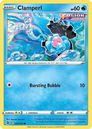 Clamperl - 65/264 [SWSH08: Fusion Strike] Reverse Holofoil