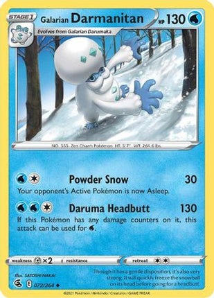 Galarian Darmanitan - 72/264 [SWSH08: Fusion Strike]
