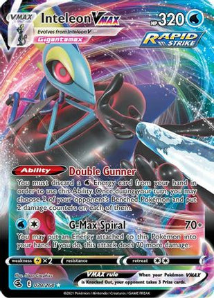Inteleon VMAX - 79/264 [SWSH08: Fusion Strike] Holofoil