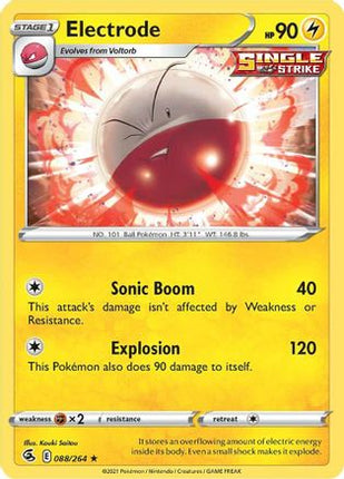 Electrode - 88/264 [SWSH08: Fusion Strike] Reverse Holofoil
