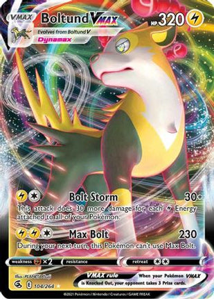 Boltund VMAX - 104/264 [SWSH08: Fusion Strike] Holofoil
