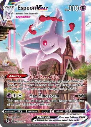 Espeon VMAX (Alternate Art Secret) - 270/264 [SWSH08: Fusion Strike] Holofoil