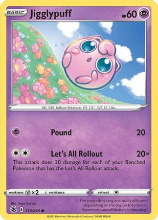 Jigglypuff - 110/264 [SWSH08: Fusion Strike] Reverse Holofoil