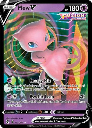 Mew V - 113/264 [SWSH08: Fusion Strike] Holofoil