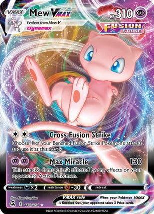 Mew VMAX - 114/264 [SWSH08: Fusion Strike] Holofoil