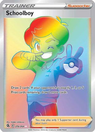 Schoolboy (Secret) - 276/264 [SWSH08: Fusion Strike] Holofoil