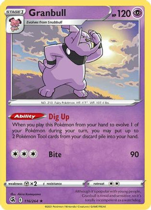 Granbull - 116/264 [SWSH08: Fusion Strike]