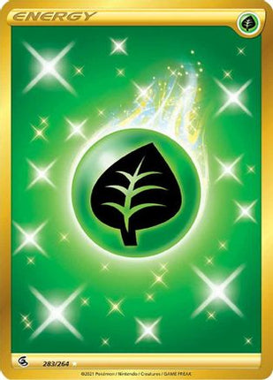 Grass Energy (Secret) - 283/264 [SWSH08: Fusion Strike] Holofoil