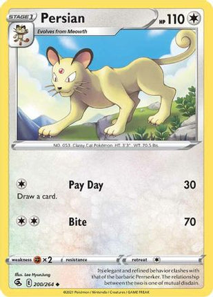 Persian - 200/264 [SWSH08: Fusion Strike]