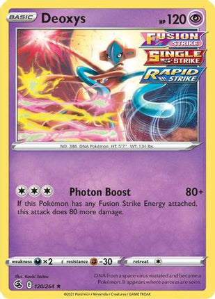 Deoxys - 120/264 [SWSH08: Fusion Strike] Holofoil
