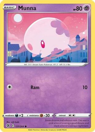 Munna - 121/264 [SWSH08: Fusion Strike]