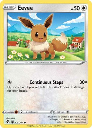 Eevee - 205/264 [SWSH08: Fusion Strike] Reverse Holofoil