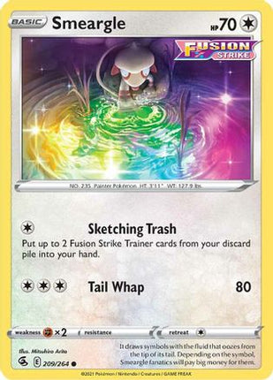 Smeargle - 209/264 [SWSH08: Fusion Strike] Reverse Holofoil