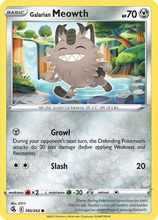 Galarian Meowth - 180/264 [SWSH08: Fusion Strike]