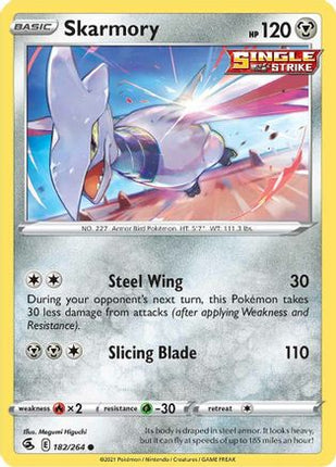 Skarmory - 182/264 [SWSH08: Fusion Strike] Reverse Holofoil