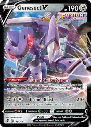 Genesect V - 185/264 [SWSH08: Fusion Strike] Holofoil