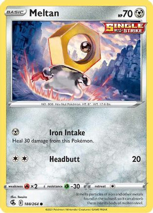 Meltan - 188/264 [SWSH08: Fusion Strike] Reverse Holofoil
