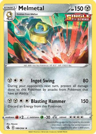 Melmetal - 189/264 [SWSH08: Fusion Strike] Holofoil