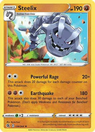 Steelix - 139/264 [SWSH08: Fusion Strike] Holofoil