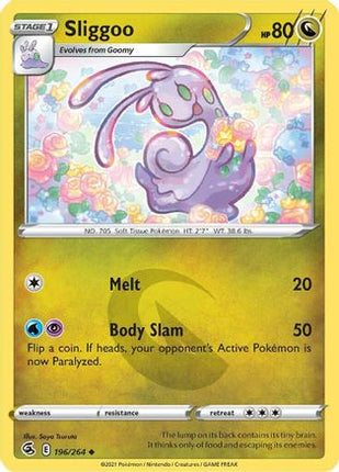 Sliggoo - 196/264 [SWSH08: Fusion Strike] Reverse Holofoil