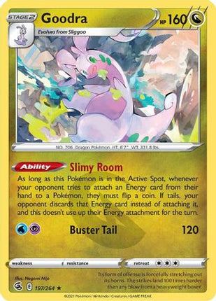 Goodra - 197/264 [SWSH08: Fusion Strike] Reverse Holofoil