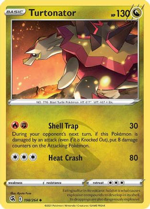 Turtonator - 198/264 [SWSH08: Fusion Strike] Reverse Holofoil