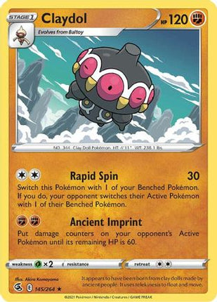 Claydol - 145/264 [SWSH08: Fusion Strike] Reverse Holofoil