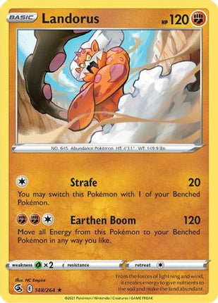 Landorus - 148/264 [SWSH08: Fusion Strike] Reverse Holofoil