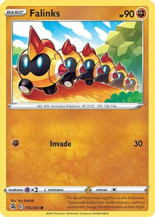Falinks (155) - 155/264 [SWSH08: Fusion Strike] Reverse Holofoil