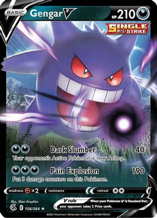 Gengar V - 156/264 [SWSH08: Fusion Strike] Holofoil