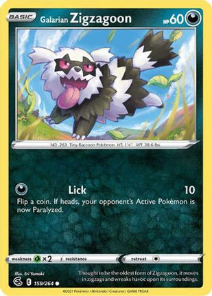 Galarian Zigzagoon - 159/264 [SWSH08: Fusion Strike] Reverse Holofoil