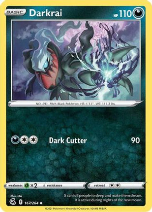 Darkrai - 167/264 [SWSH08: Fusion Strike] Reverse Holofoil