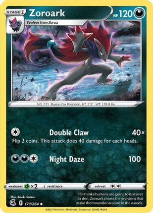 Zoroark - 171/264 [SWSH08: Fusion Strike] Reverse Holofoil