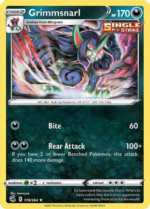 Grimmsnarl - 178/264 [SWSH08: Fusion Strike] Reverse Holofoil